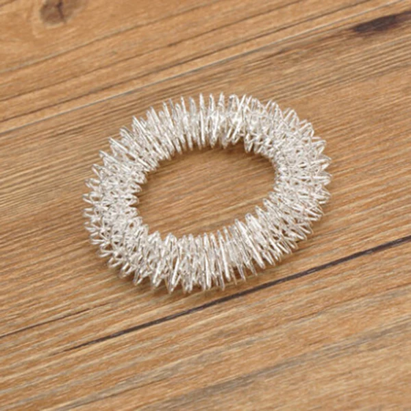 2018 Newly 2 Pcs Acupuncture Ring Finger Hands Pain Relief Bracelet Relax Wrist Care Tool Massager Promotion Price
