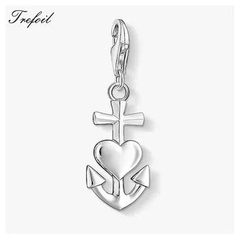 

Faith Hope Love Charms Pendant,Fashion Jewelry 925 Sterling Silver Gift For Women Men Boy Girls Fit Bracelet Necklace Llavero