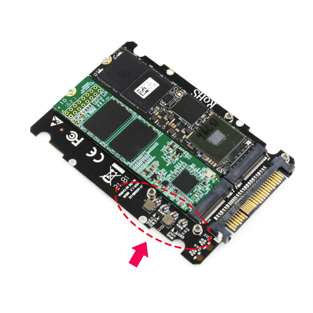 NGFF M.2 SSD M ключ к U.2 адаптер 2 в 1 M2 NVMe SATA-Bus к PCI-express 4x X16 U.2 SFF-8639 адаптер M2 конвертер для настольных ПК