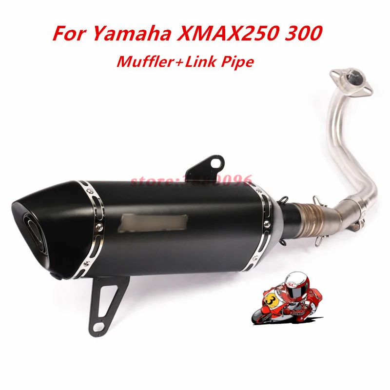 

Motorcycle Full Exhaust System Slip on For Yamaha XMAX300 XMAX250 2017 2018 Exhaust Muffler Pipe
