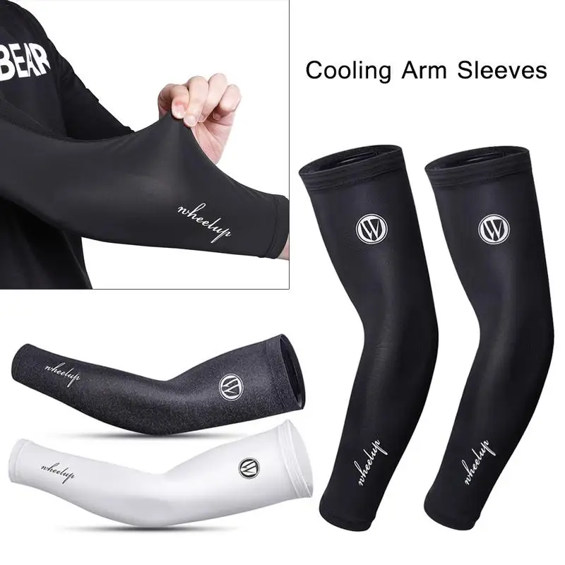 

1 PAIR Anti-UV Sports Arm Sleeve Cycling Sleeves For Arms Hoses Volleyball Cuffs Running Baseball Golf Arm Cover