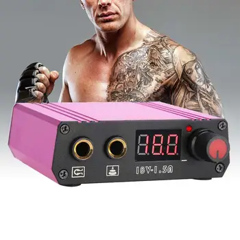 

2 Types Professional Mini Tattoo Machine Power Supply for Tattoo Machine Foot Pedal Mini Tattoo Power Supply permanent Makeup