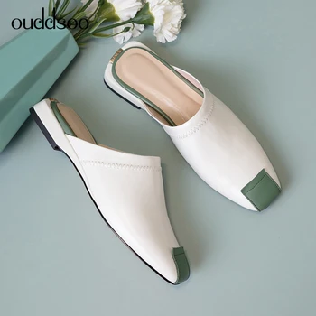 

Designer Slides For Women 2019 Shoes Woman Slippers Loafers Mules Slide Sandals Light Summer Off White Ladies Flat Shoes Women