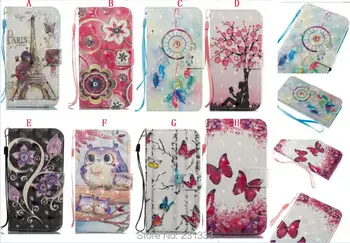 

C-ku 3D Diamond Bling Strap Wallet Leather Pouch For Samsung Galaxy S7 EDGE S8 PLUS J310 Stand ID Card Flower Bear Cover 100PCS