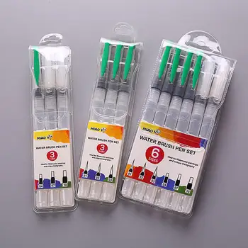

Solid Watercolor Fountain Pen Nylon Water Storage Brush Soft Pen
