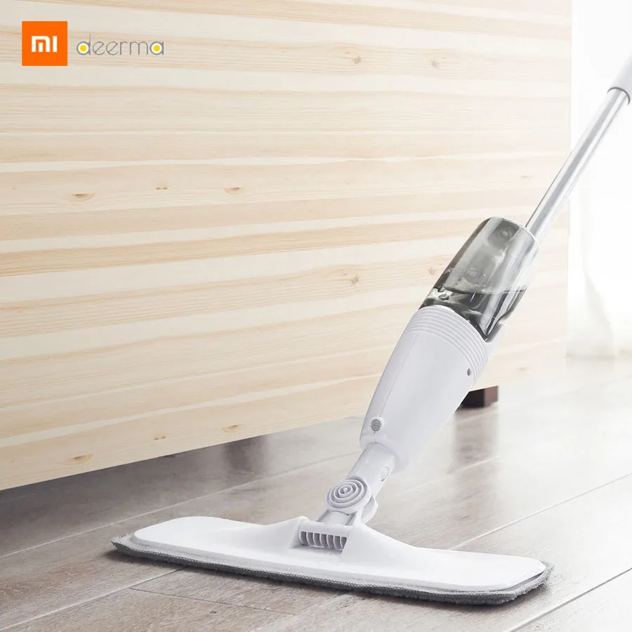 

Xiaomi Mijia Ecological Chain Deerma Water Spraying Sweeper Mop 0.7kg Carbon Fiber Cloth 360 Rotation 350ml Tank Floor Cleaner
