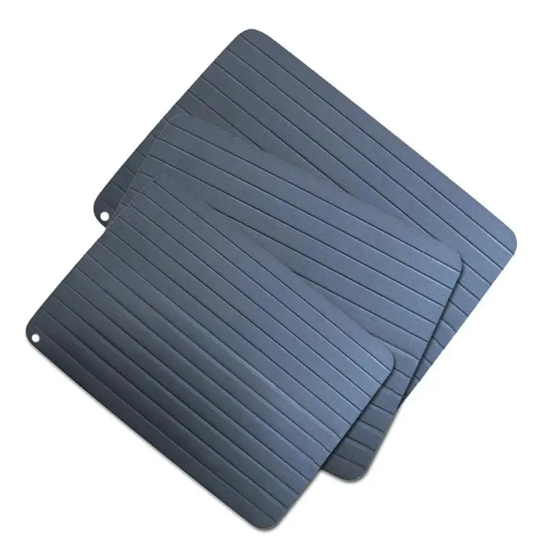 Magic Defrost Tray Metal Plate Defrosting Tray Safe Fast Thawing Frozen Meat Defrost Kitchen Gadget Tool Magic Defrost Tray Metal Plate Defrosting Tray Safe Fast Thawing Frozen Meat Defrost Kitchen Gadget Tool