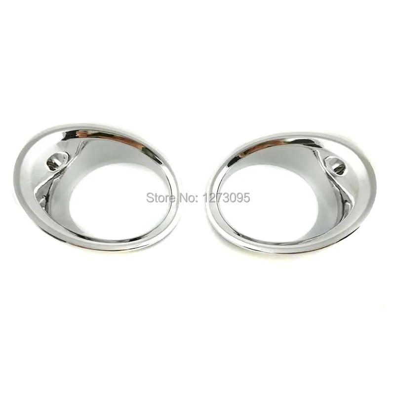 

For BMW X1 2016 ABS Chrome Front Fog Light Lamp Cover Foglights Frame Trim Protector Sticker Exterior Car Styling Accessories