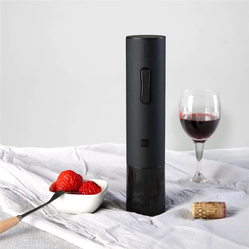 

Original Huohou Automatic Wine Bottle Opener Kit Electric Corkscrew With Foil Cutter 550Mah Battery