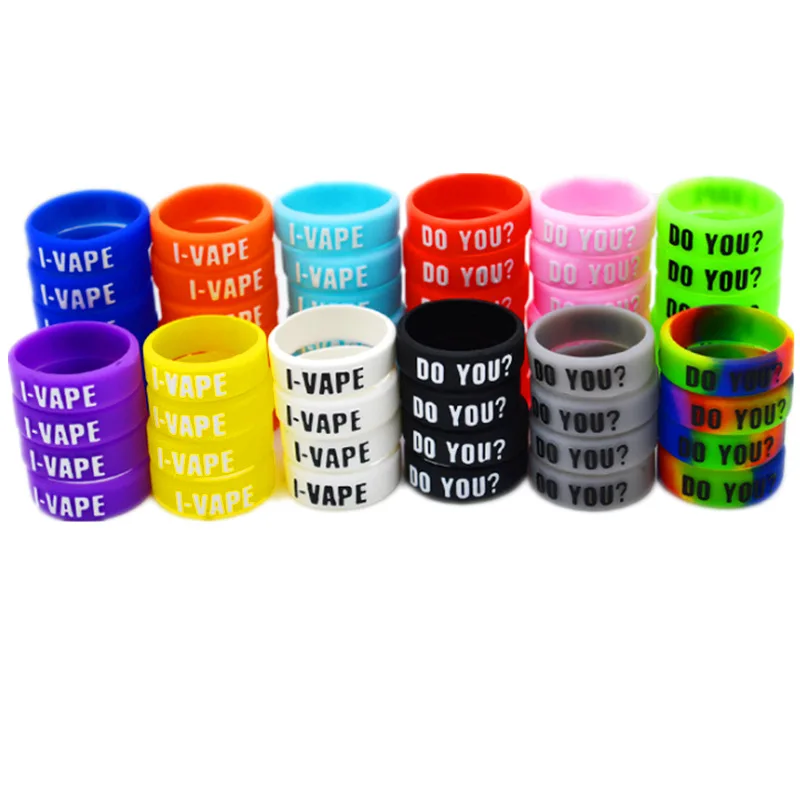

10Pcs/Lot Vape Band Silicone Ring Protection Decoration Electronic Cigarette Accessories For Atomizer Mod Rda Rta Tank