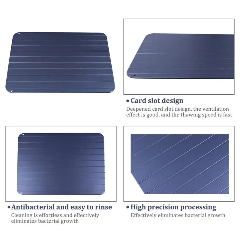 2-in-1 Fast Defrosting Meat Tray Chopping Board Rapid Safety Thawing Tray Quick Thawing Plate For Frozen Food Meat Kitchen Tool 2-in-1 Fast Defrosting Meat Tray Chopping Board Rapid Safety Thawing Tray Quick Thawing Plate For Frozen Food Meat Kitchen Tool
