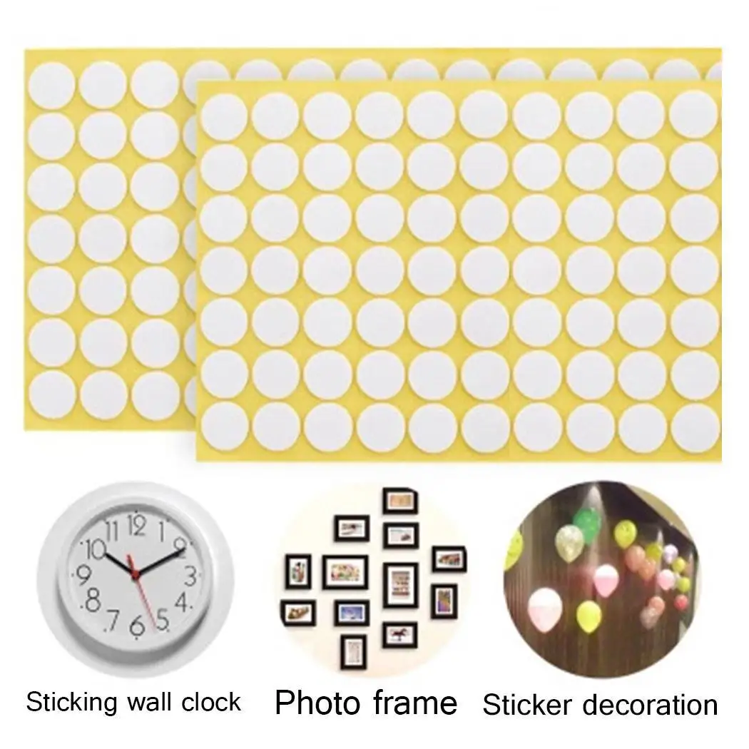 

Thicker Round Solid Household Durable Double Double-sided White Double-sided Sided Adhesive Tape