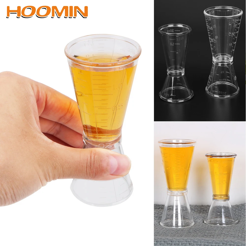 

HOOMIN Cocktail Measure Cup Cocktail Shaker Jigger For Home Bar Party Measuring Cup Short Drink Measurement Useful Kitchen Tools