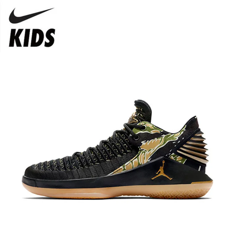

NIKE AIR JORDAN XXXII LOW BG AJ32 Boy And Girl Actual Combat Basketball Shoes Running Shoes #AA1257-021