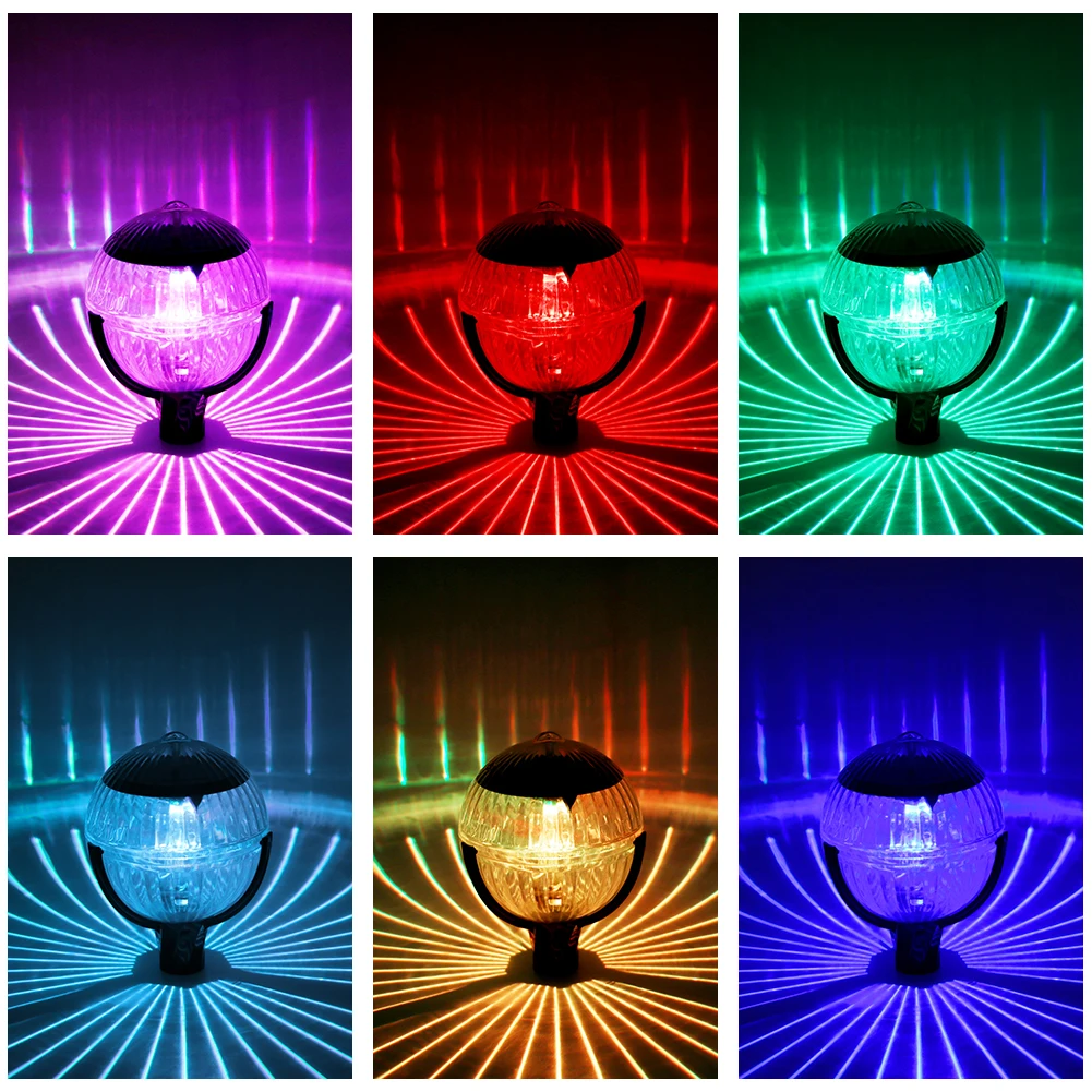 RGB фонарь с датчиком освещенности солнечный фсветильник s Outdoor IP44 освесветильник