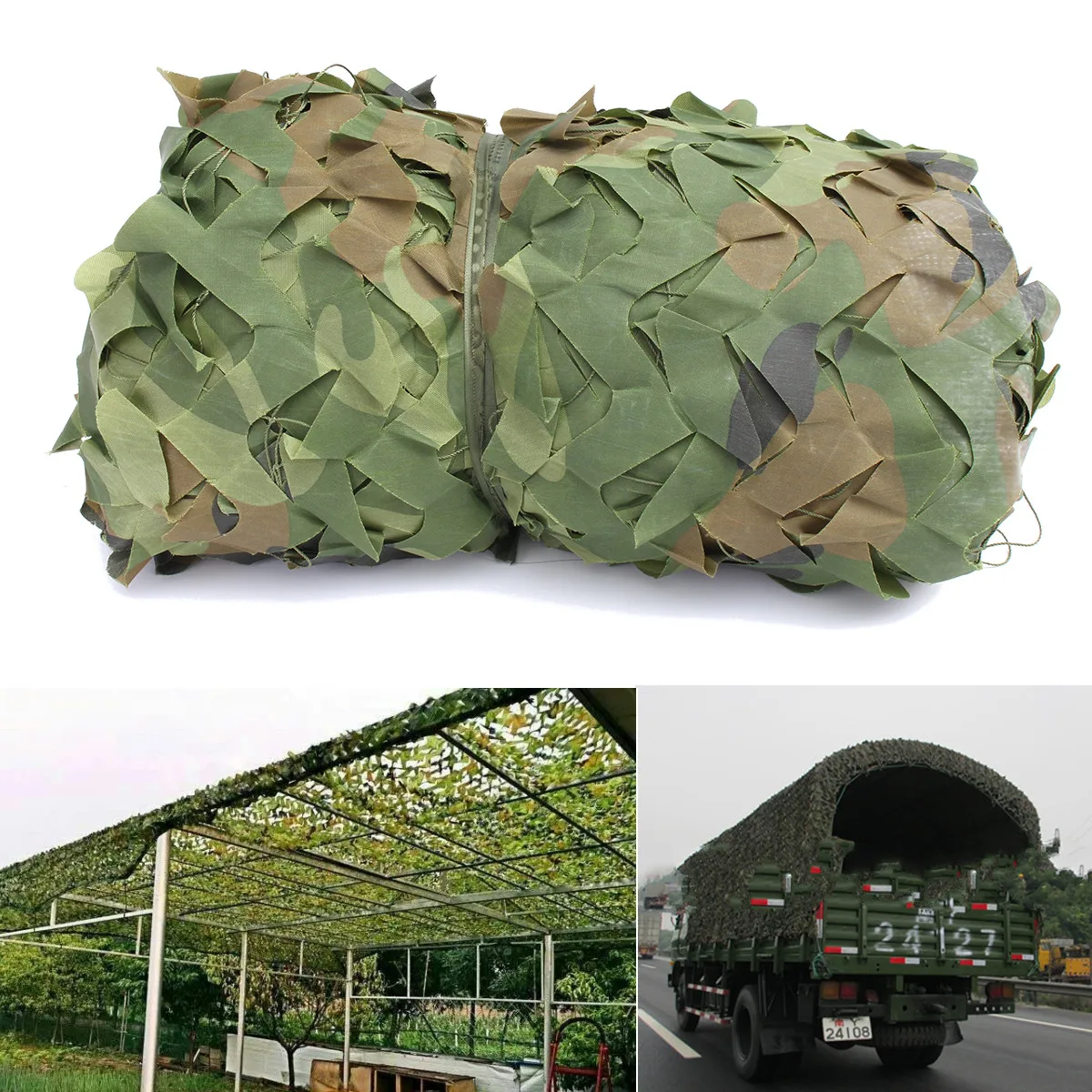 Woodland Camouflage Military Netting Sunshade Cloth Canopy ...
