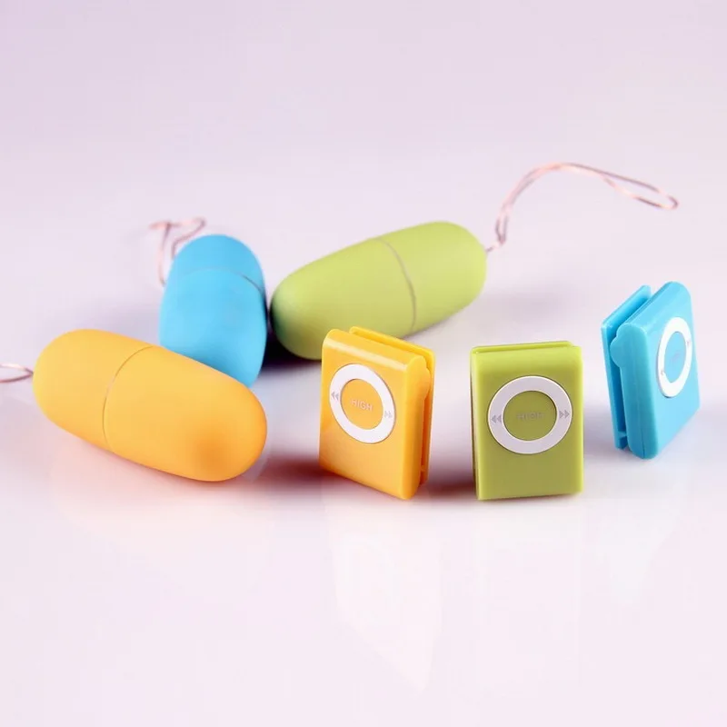 HIMALL 5 Colors Waterproof Portable Wireless MP3 Vibrators Remote Control Women Vibrating Egg Body Massager Sex Toys For Woman