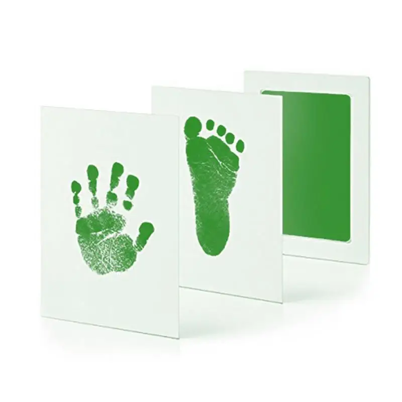 One-time Baby Hand-Foot-printing Pad Anti-Virus Infection Hand-Printing Table Newborn Hand-Printing Safe Ink Baby Footprint Kit