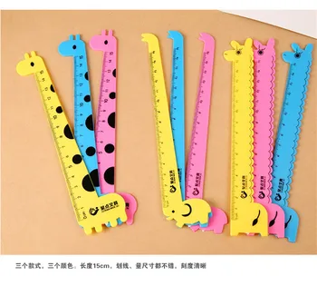 

20 pcs/lot Cute Office w38 for w17 Office Stationery Simple Artistic BZNVN regua regla Drawing Straight Ruler