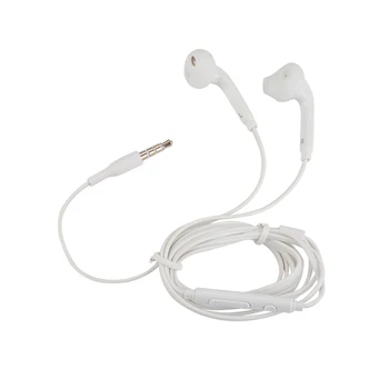 

50pcs 3.5mm jack High Quality Headset In Ear Earphones With Remote Mic For Samsung S6 S7 S7plus Note5 with retail box wholesale