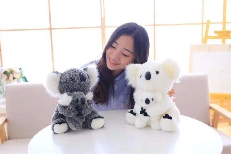 

Hot 13/17/21/30cm Super Cute Small Koala Bear Plush Toy Adventure Koala Soft Animal Doll Toys For Kid Birthday Christmas Gift