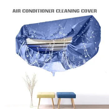

Air Conditioner Cover Washing Wall Mounted Air Conditioning Cleaning Protective Dust Cover Clean Tool Tightening belt for 1-3