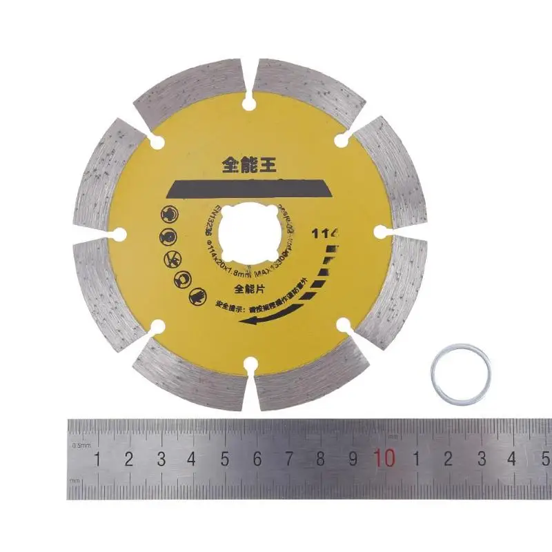 10 NEW 4 1//2/" Diamond Saw Blades Concrete Masonry Stone Asphalt Granite