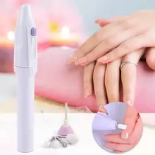 Профессиональный электрический сверлильный станок для ногтей с 5 шт. сверла маникюрный комплект сверл для педикюра шлифовальный Полировочный инструмент для ногтей