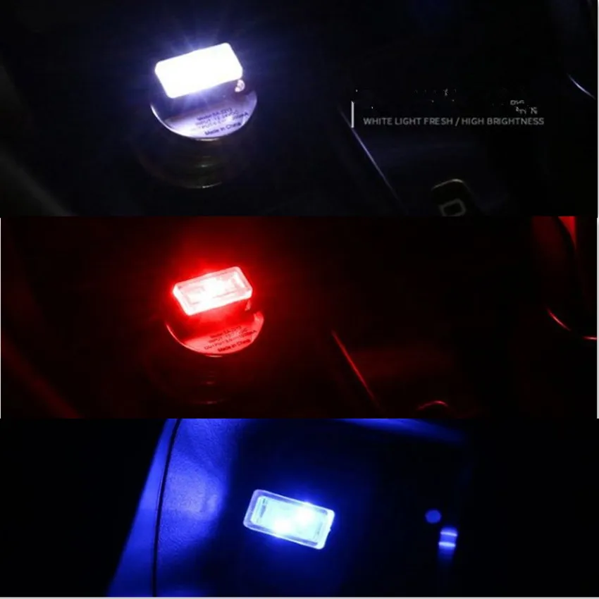 

Car Mini USB LED Atmosphere Lamp for renault laguna logan clio sandero opel astra k antara insignia bmw e34 renault scenic 3 asx