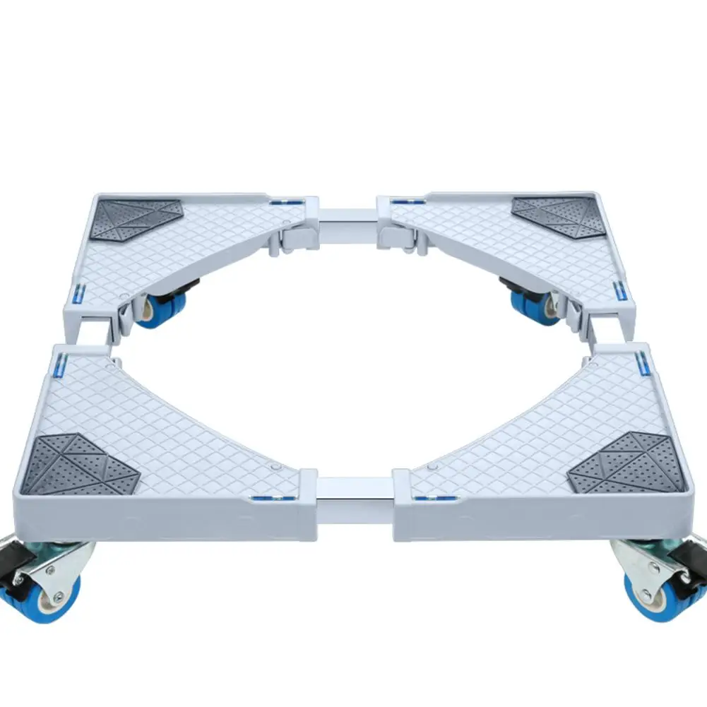 

1 Pcs 4-wheel Washing Machine Stand Multi-functional Movable Base Refrigerator Base Stable And Durable Base Bracket
