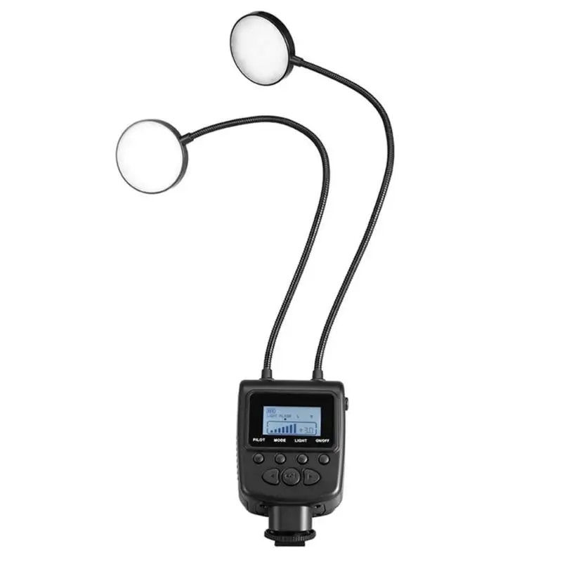 

Travor ML-2D LED Macro Ring Flash Light Lamp Speedlite with Flexible Metal Hose Adjustable Angle for Canon Nikon Digital DSLR Ca