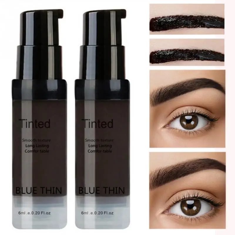 New Ladies Henna Eyebrow Dye Eyebrow Enhancer Tint Waterproof EyeBrow Gel Easy to Wear Cosmetic Makeup Eyebrow Paint #507