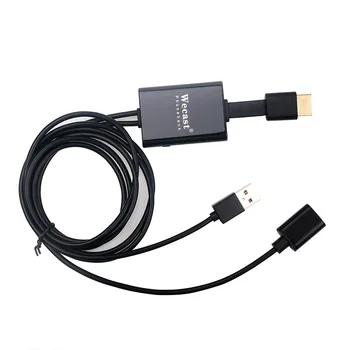 

20PCS Wecast Dongle USB to HDMI Wired TV Stick 1080P HDMI Dongle for PC Smartphone for iPhone8 to TV Support Miracast Airplay