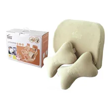 Memory Foam подушка для шеи и талии набор подушек для автомобиля(хаки