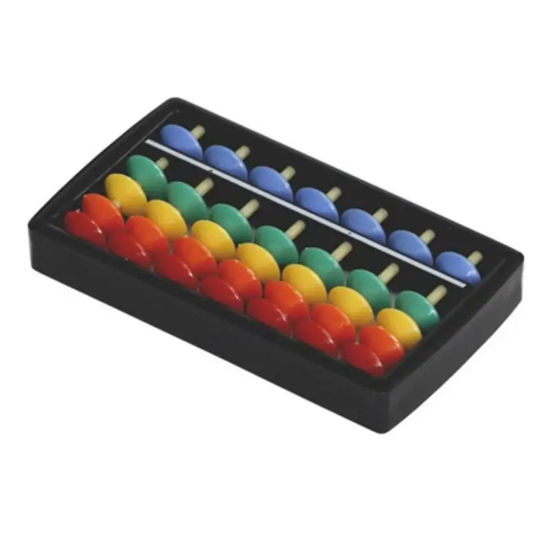 

Math Toy Plastic Abacus 7 Digits 5 Beads Arithmetic Tool Kids Math Learn Aid Gift Colorful Educational Caculating Toys