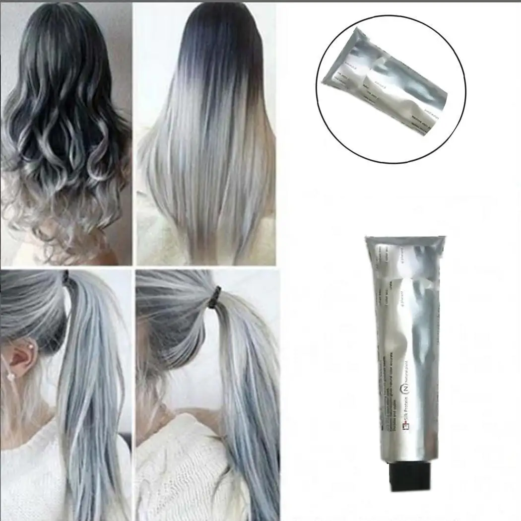 Color Casual Permanent All Gray DIY Hair Natural Styling Seasons Light Dye Unisex 100ml Cream | Красота и здоровье