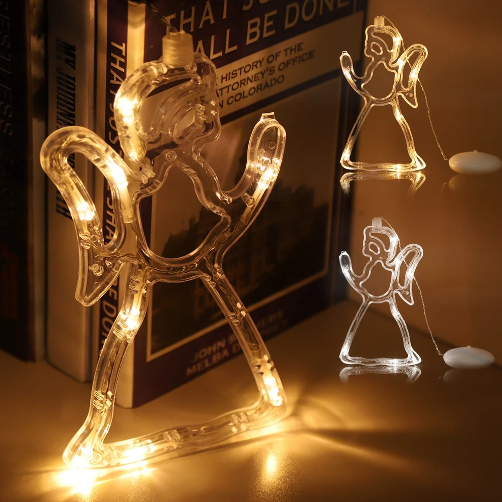 

8LEDs Copper Wire LED Light String Battery Powered Indoor Window String Hanging Light Decor Pendant Lamp string lights outdoor