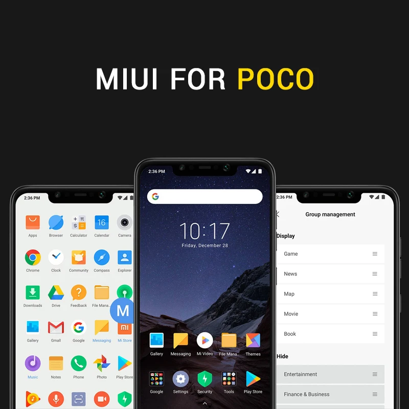Global version - Xiaomi POCOPHONE F1 POCO F1 6GB 128GB Snapdragon 845 Octa core 6.18\