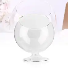 Круглый бокал растение цветок пейзаж ваза контейнер прозрачная гидропонная ваза аквариум домашний декор