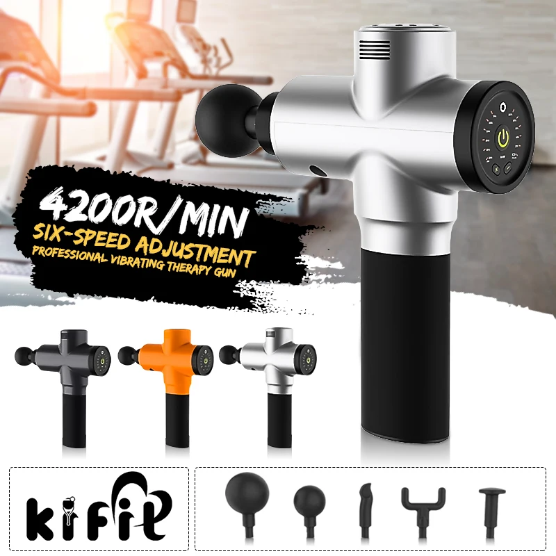 Percussion Therapy Massager Guns 4200r/min Professional Body Massager Electric Vibrating Muscle