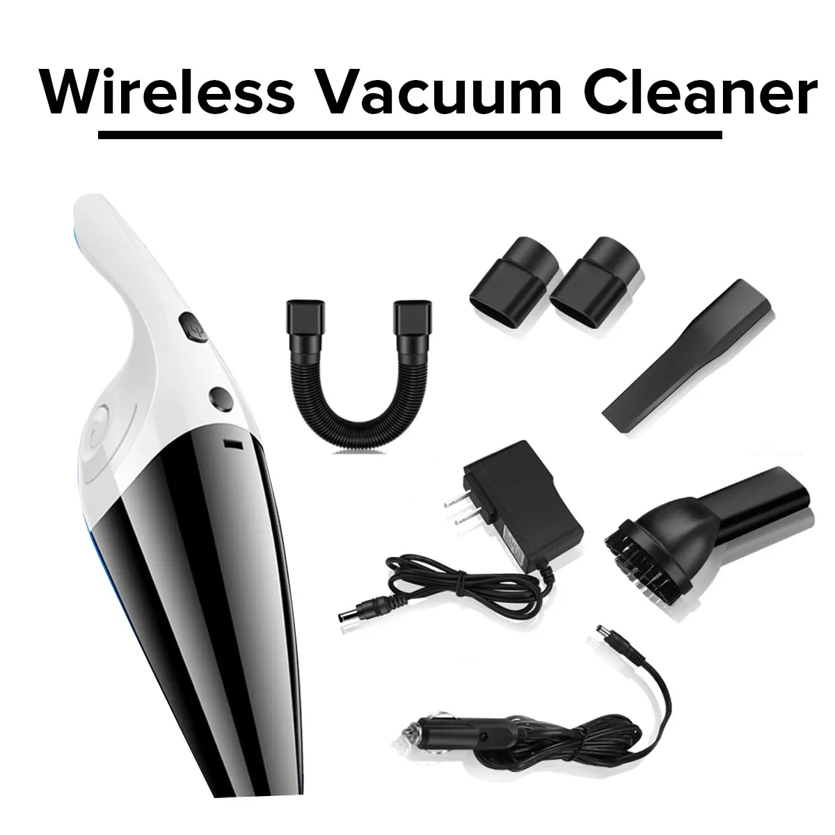 

Vacuum Cleaner for Home Car Aspirateur Voiture Handheld Cordless Vacuum Cleaner Brush Rechargeable 120W with filter