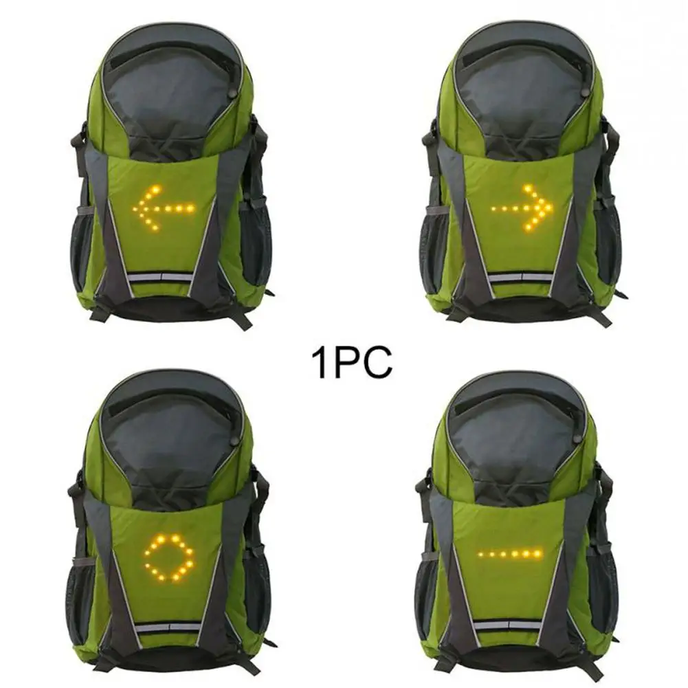 LumiParty 18L USB Charging Riding Bag Waterproof Backpack Riding LED Light Direction Indicator