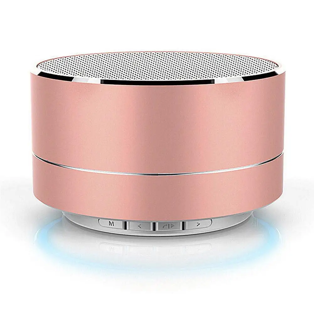 

Ostart Mini Wireless Bluetooth Speaker Stereo Portable Speakers with Built Mic MINI Subwoof Smart Column Loudspeaker