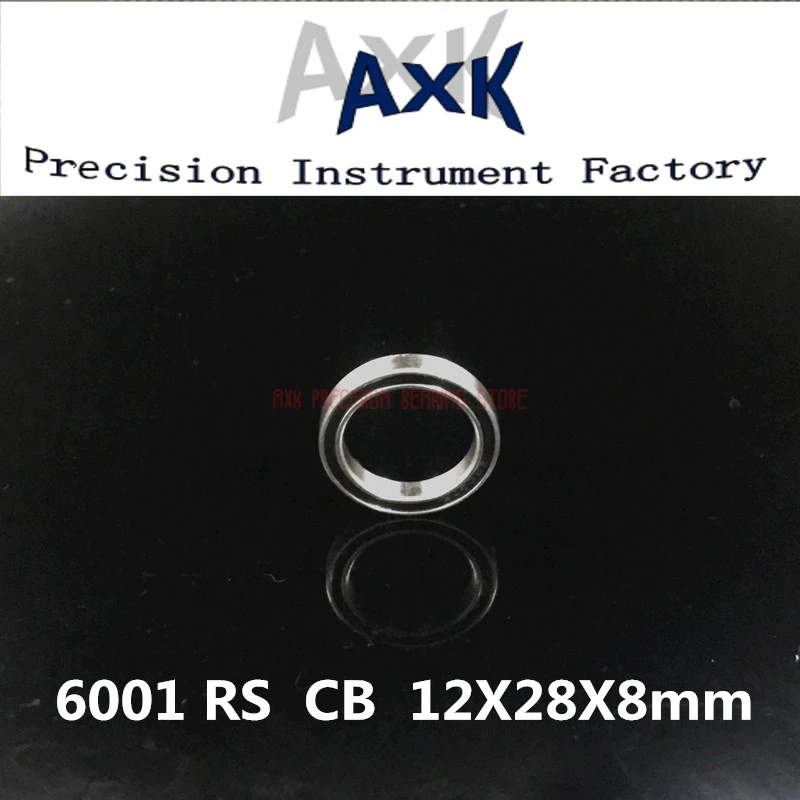 

Free Shipping 1pcs 6001rs S6001-2rs 12x28x8mm Stainless Steel Hybrid Ceramic Ball Bearing Si3n4 Bike Hub Part S6001 2rs Rulman