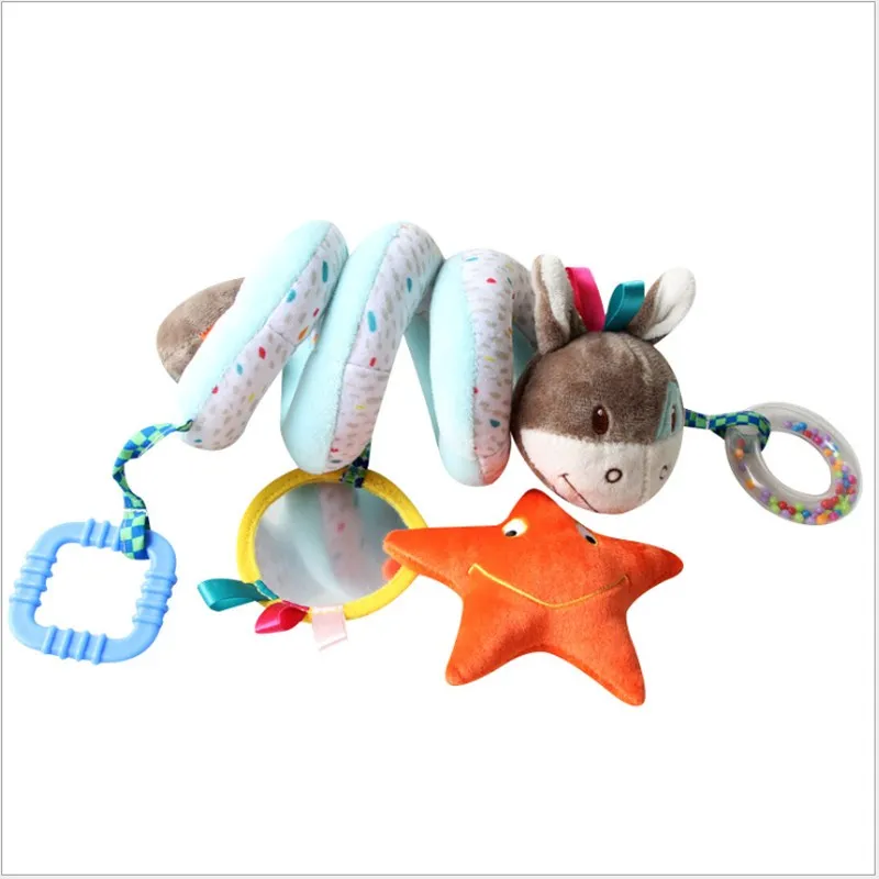 Милый Единорог для малышей горячая Распродажа мягкая игра со съемными Висячие мягкие игрушки, погремушки для младенцев два стиля
