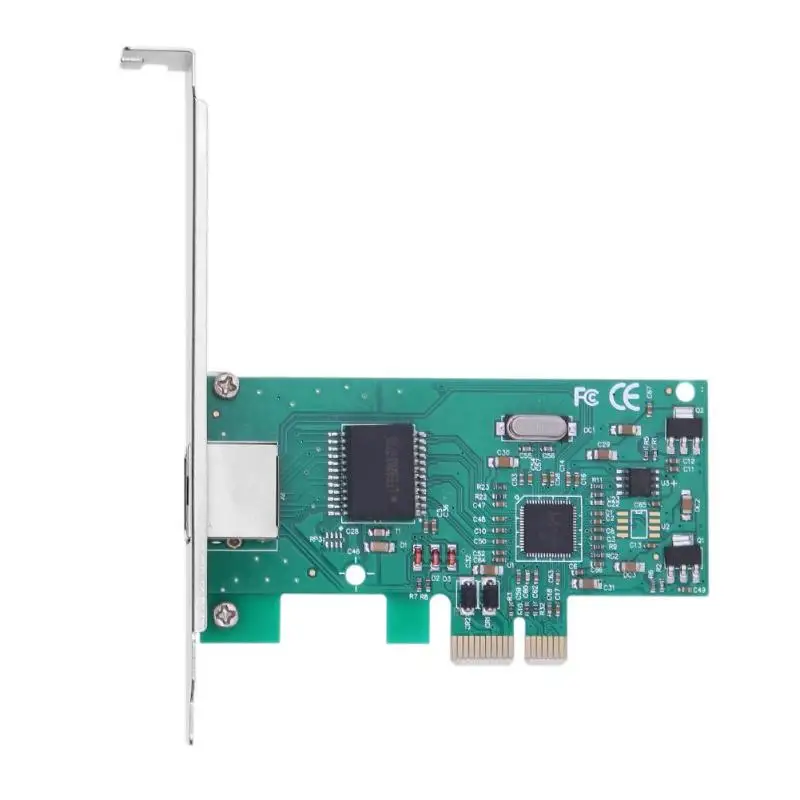 Самоадаптивный Gigabit Ethernet PCI E плата сетевого контроллера Lan адаптер|Сетевые карты|