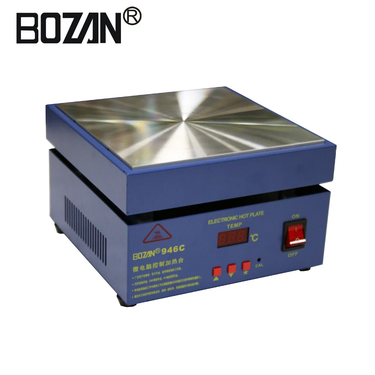 550W BGA Reballing Station 946-1515 Pre-heater Constant Temperature Heating Plate Soldering Machine PCB Preheater BOZAN