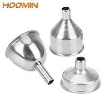 HOOMIN мини-воронки из нержавеющей стали для наполнения фляги узкие бутылки с заостренным наконечником барный винный фляжная Воронка кухонные инструменты