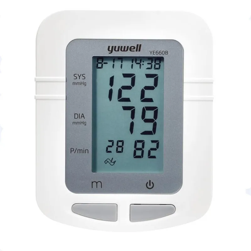 “ Monitor de Pressão Arterial Esfigmomanômetro Yuwell 660b Braço