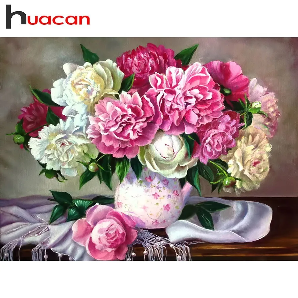 huacan 5D Алмазная живопись полного площади цветок алмазная вышивка распродажа дрель картины стразами мозаика ручной подарок
